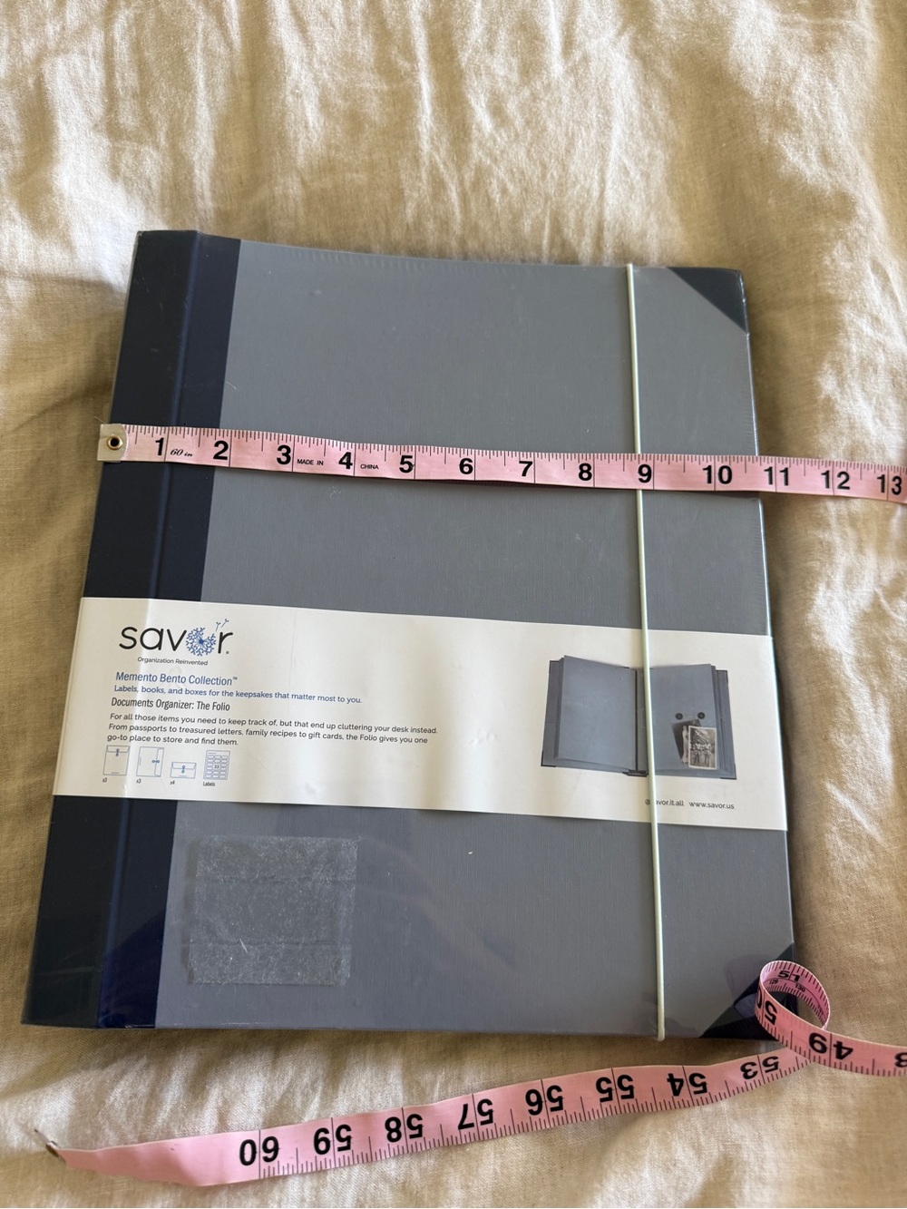 NWT Savor Document Organizer Folio in Slate Gray - Picture 2 of 16